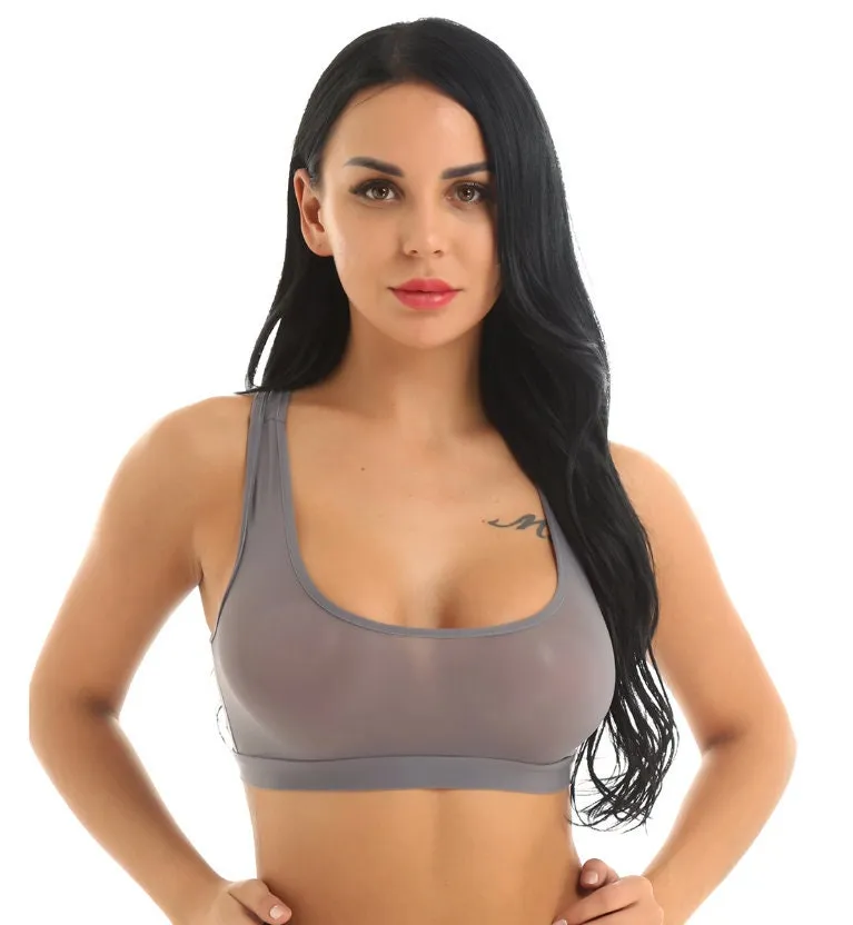 See Through Bra | Sheer Bra | Sexy Bra | See Through Crop Top