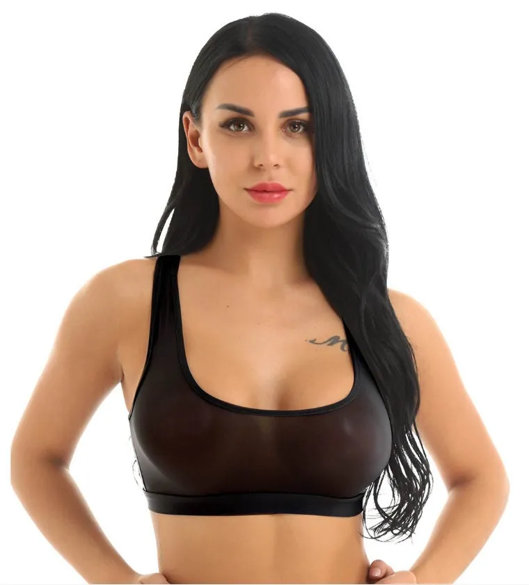 See Through Bra | Sheer Bra | Sexy Bra | See Through Crop Top
