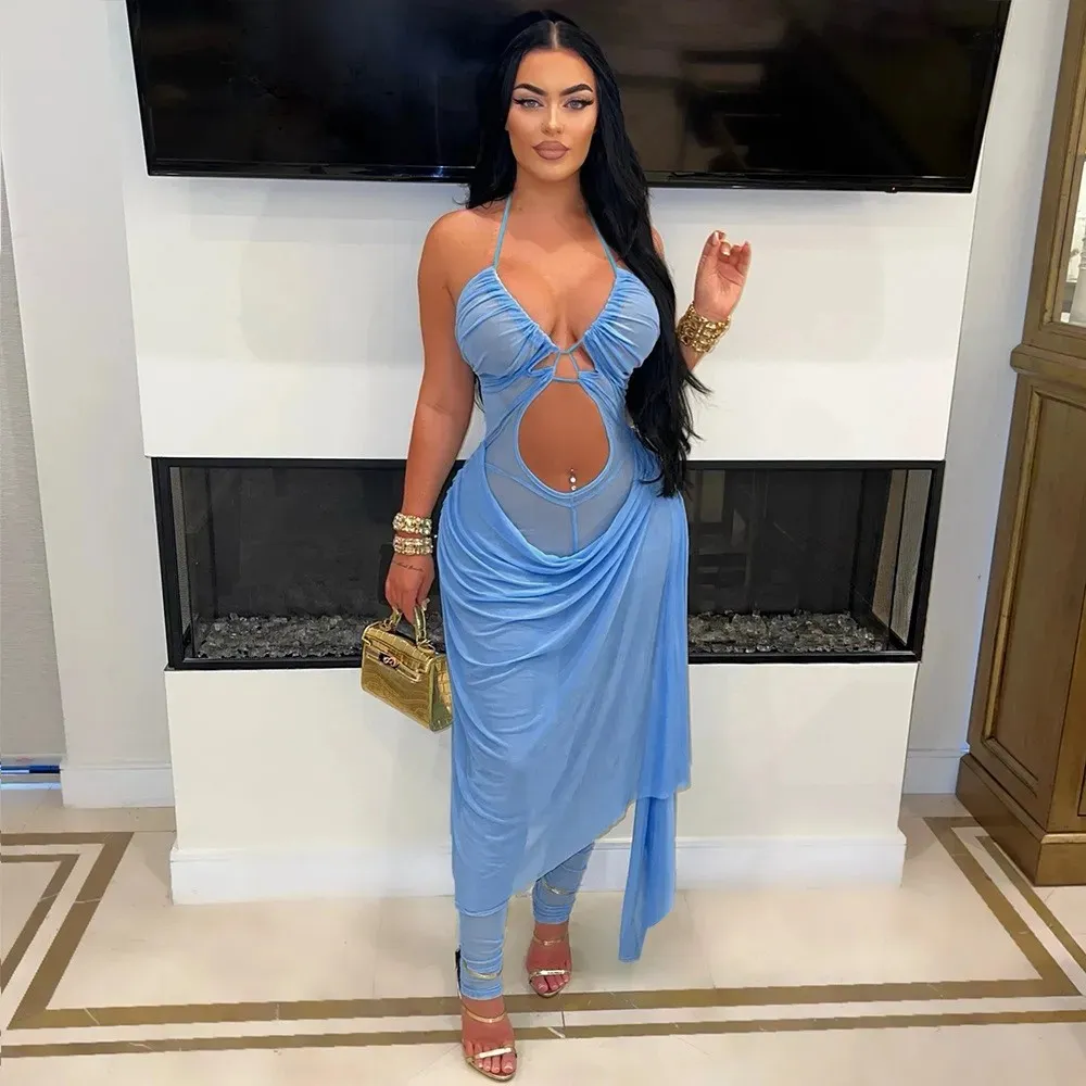 see through jumpsuit suspender