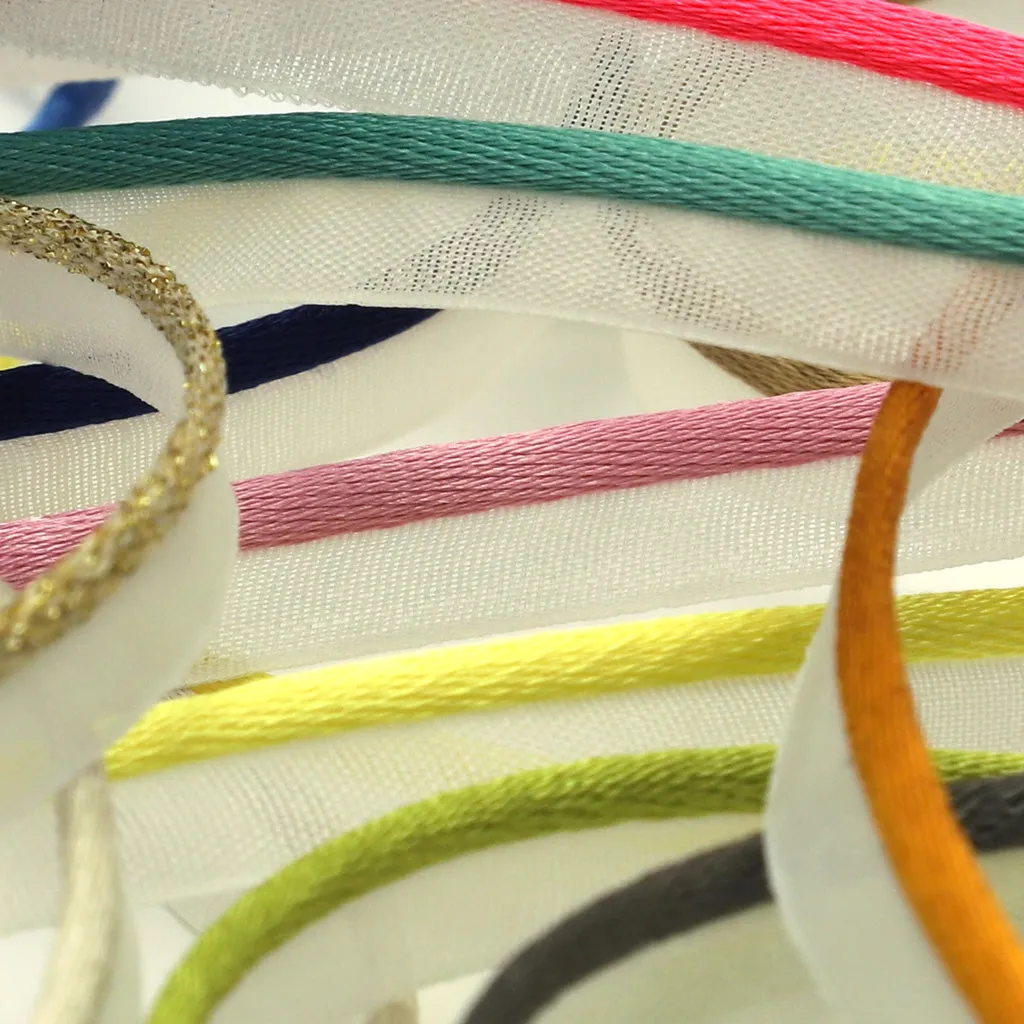 See-Through Piping Tape #26 Sherbet Blue & White