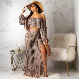 See Through Swimwear & Beachwear 2 Piece Set Swimsuit Cover Up Dress