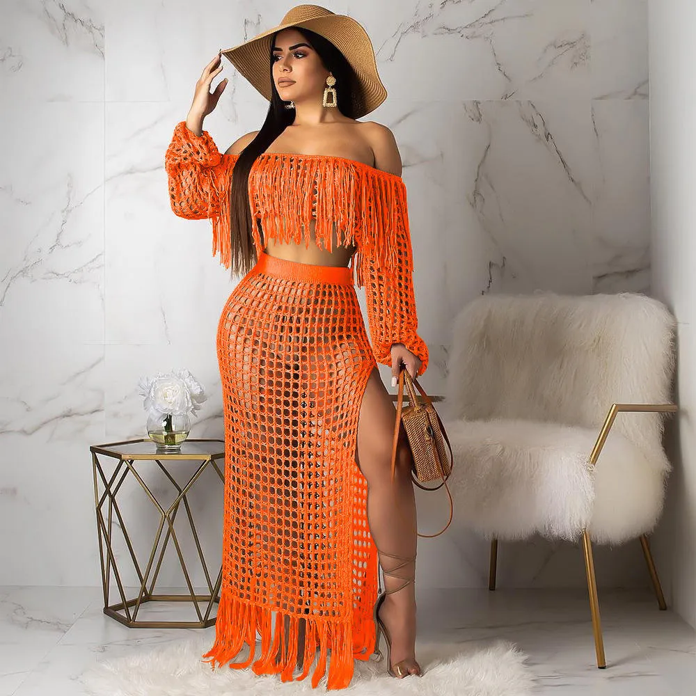 See Through Swimwear & Beachwear 2 Piece Set Swimsuit Cover Up Dress