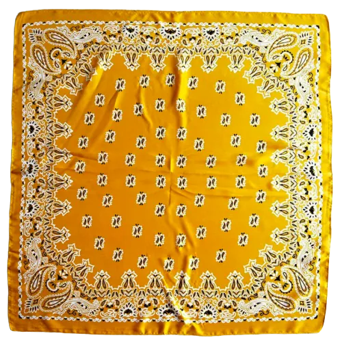 Senfgelb Paisley Bandana