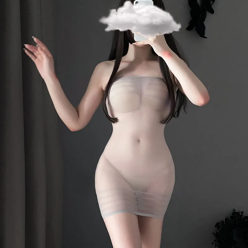 Sexy See Through Mesh Dress