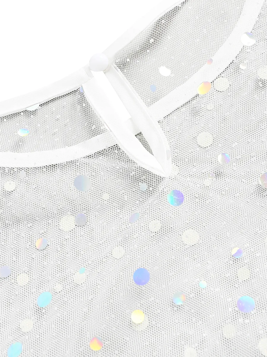 Sexy See Through Mesh Short Top