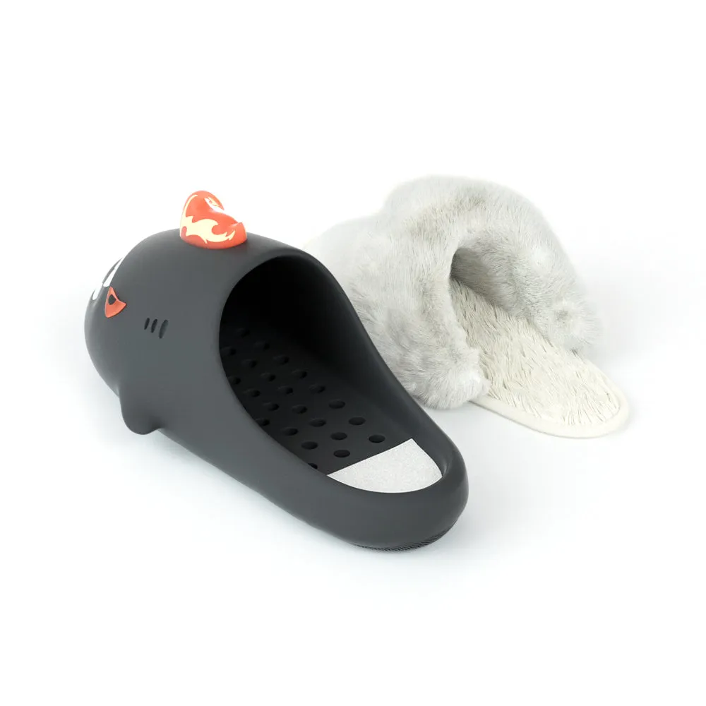 Sharkicks Pro - Winter Fierce Fire Kaiju Heel-open