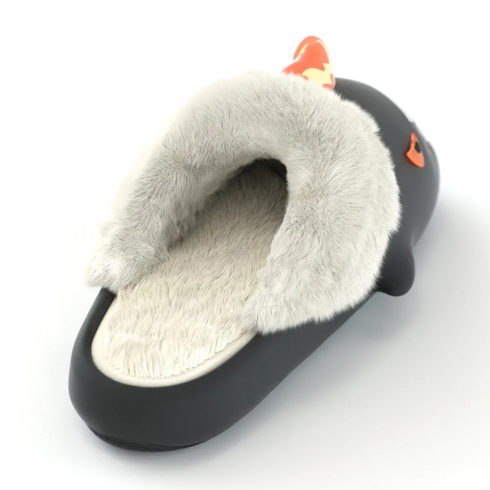 Sharkicks Pro - Winter Fierce Fire Kaiju Heel-open