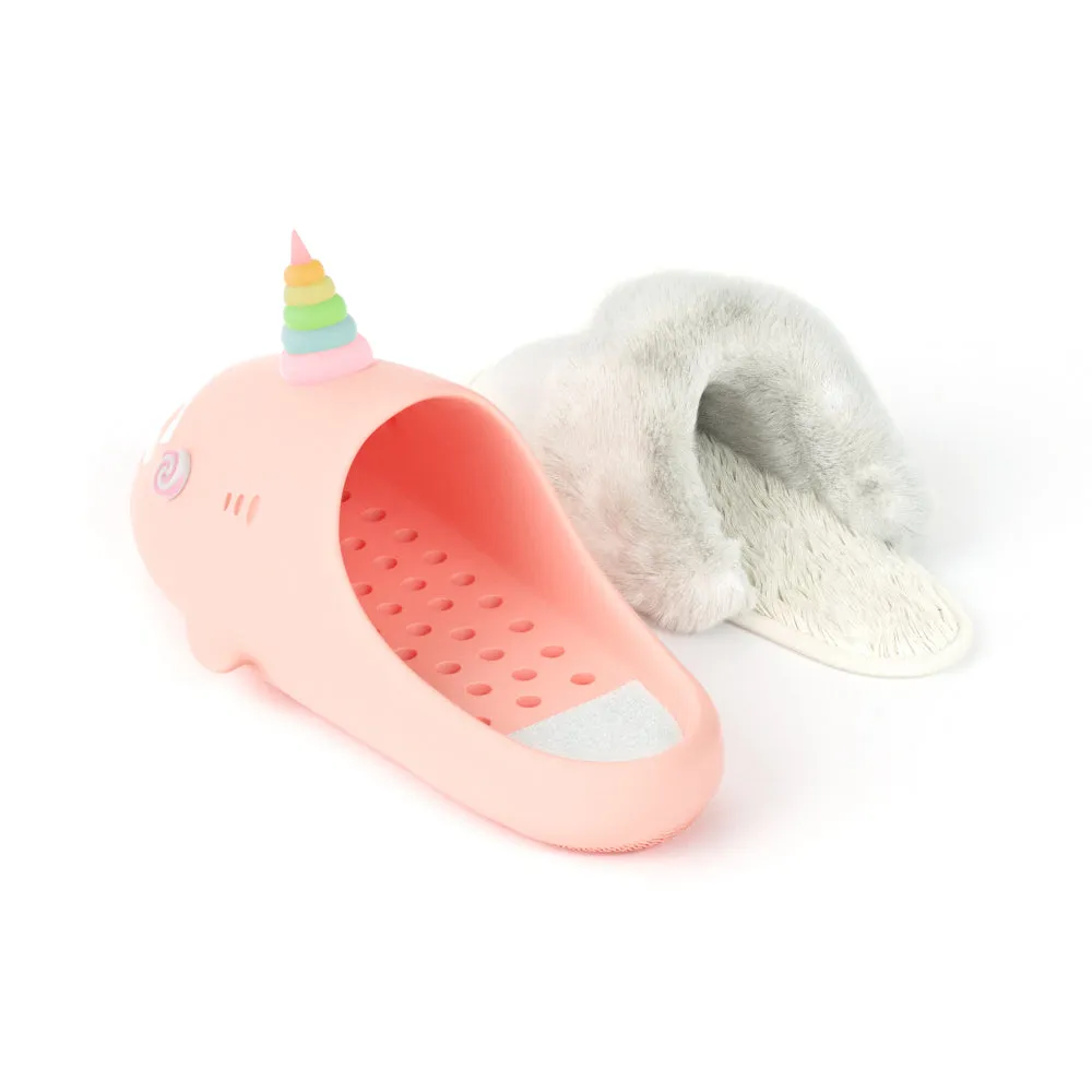 Sharkicks Pro - Winter Unicorn Heel-open