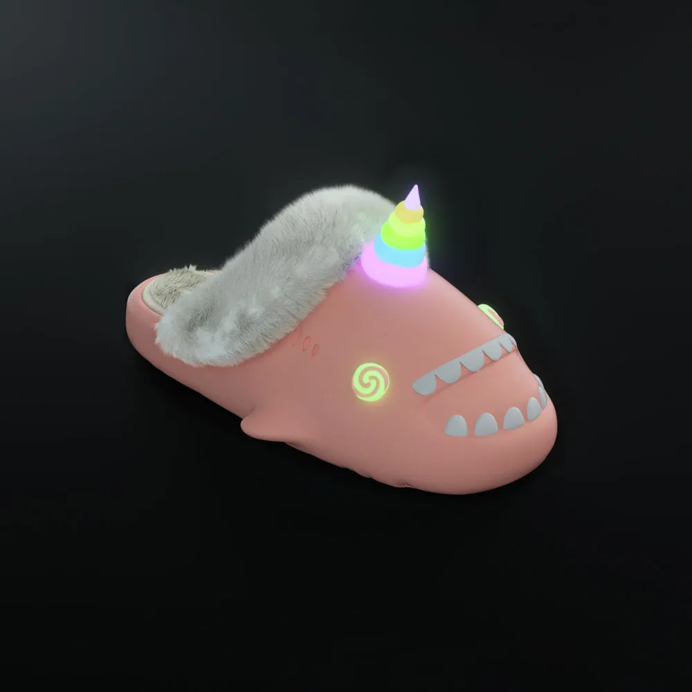 Sharkicks Pro - Winter Unicorn Heel-open