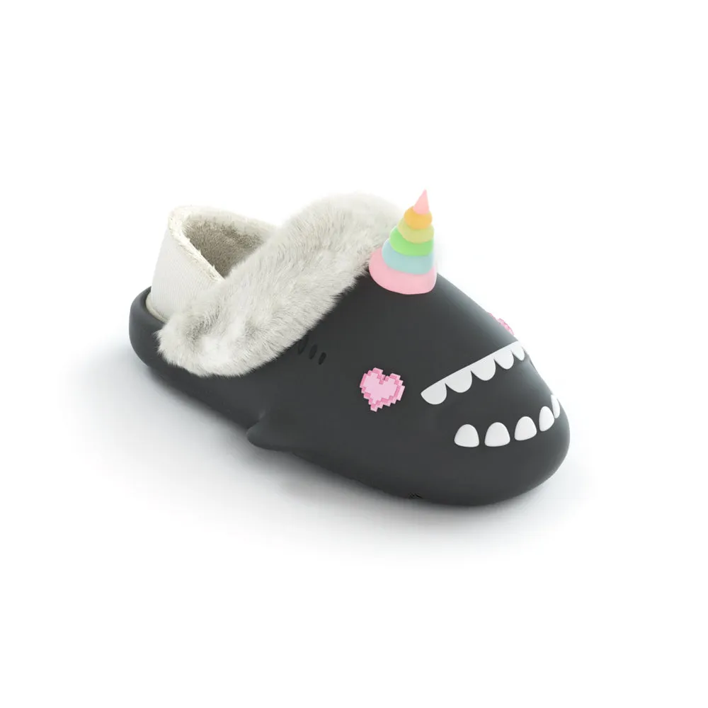 Sharkicks Pro - Winter Unicorn Pixel Heart Eyes Heel-covered