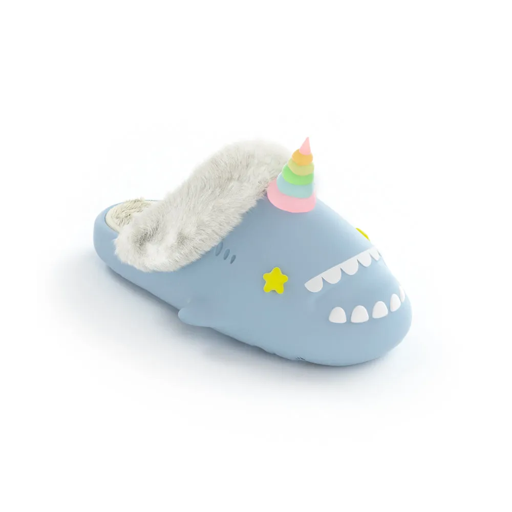 Sharkicks Pro - Winter Unicorn Star Eyes Heel-open