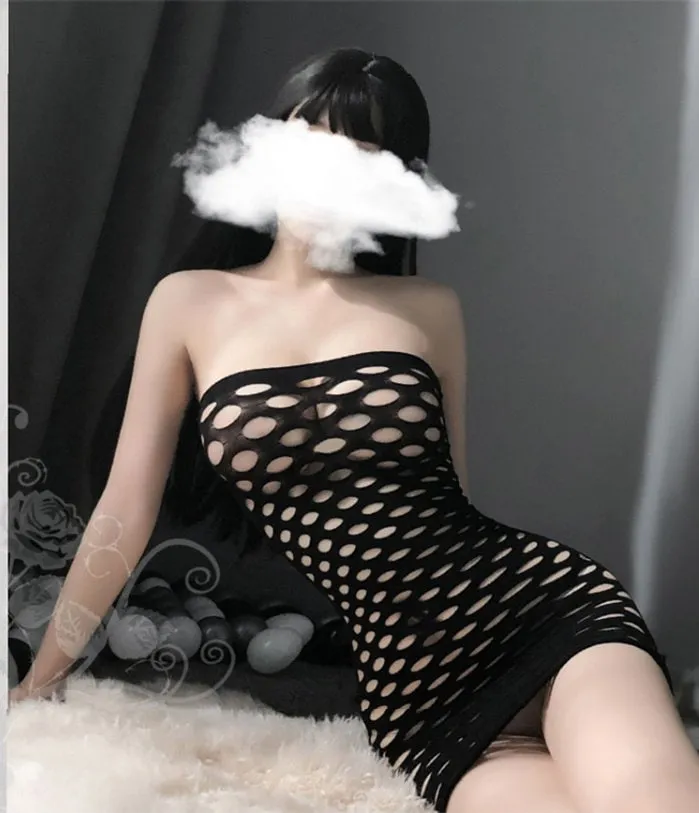 Sheer Dress | See Through Dress | Fishnet Dress | See Through Lingerie | Sexy dress | Bikini Cover | Mini Black Dress | Mesh Dress