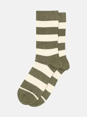 Signe Socks - Deep Lichen Green