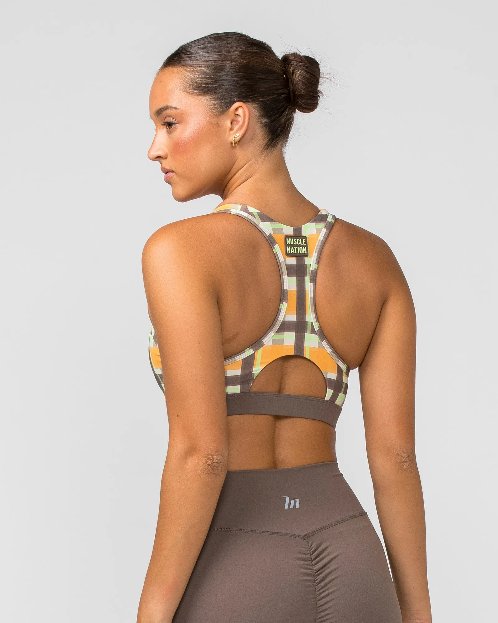 Sizzle Bra - Checked Out Print