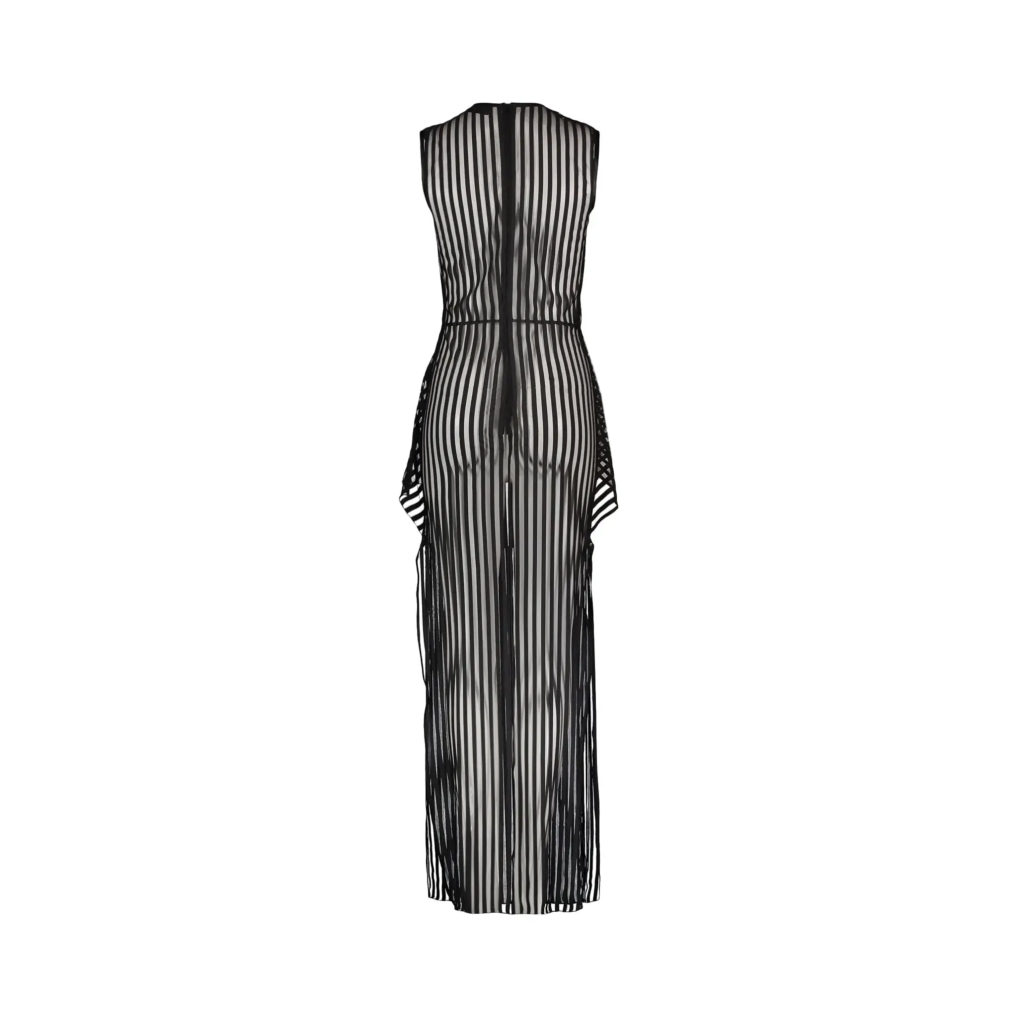 Skyline Sheer Dress - Black