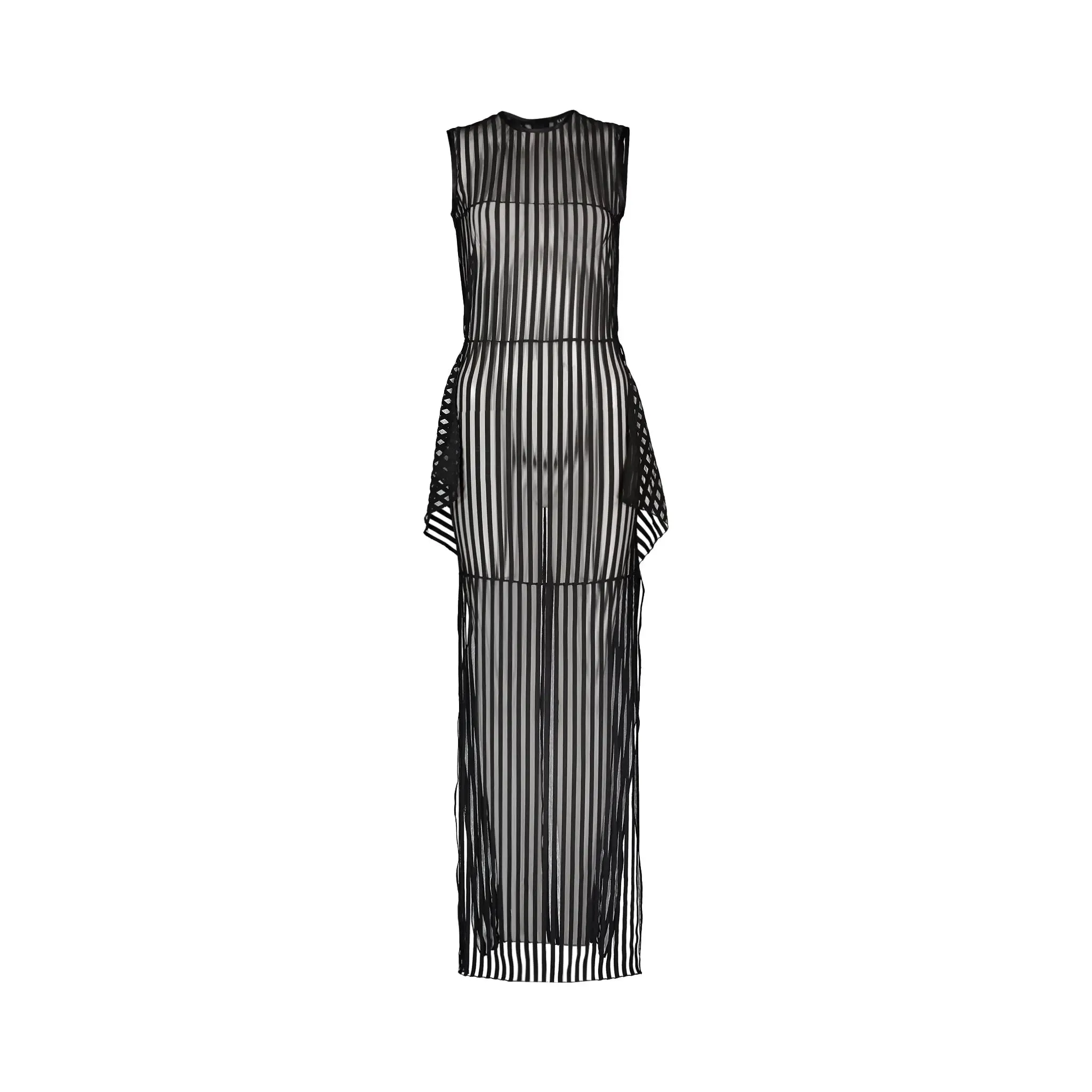 Skyline Sheer Dress - Black