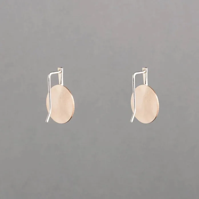 SMALL SATURN EARRINGS