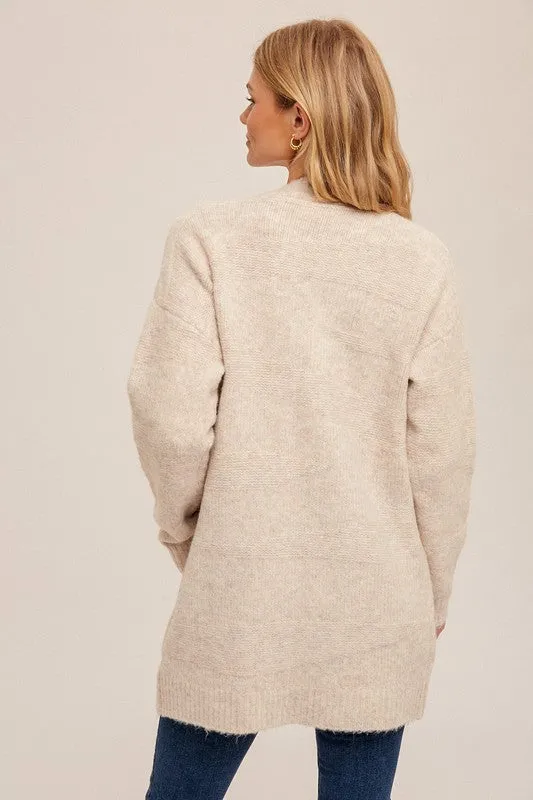 Soft Textured Cardigan