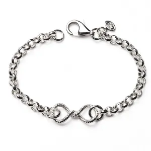 Southern Gates Sterling Silver Infinity Bracelet, 7.5" (95040)