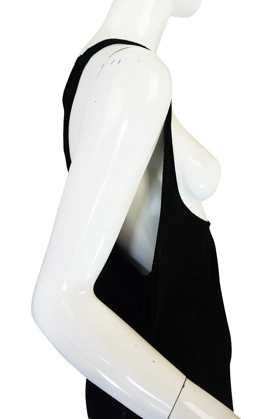 Spring 1990 Azzedine Alaia Scooped Front "Fishtail"Dress
