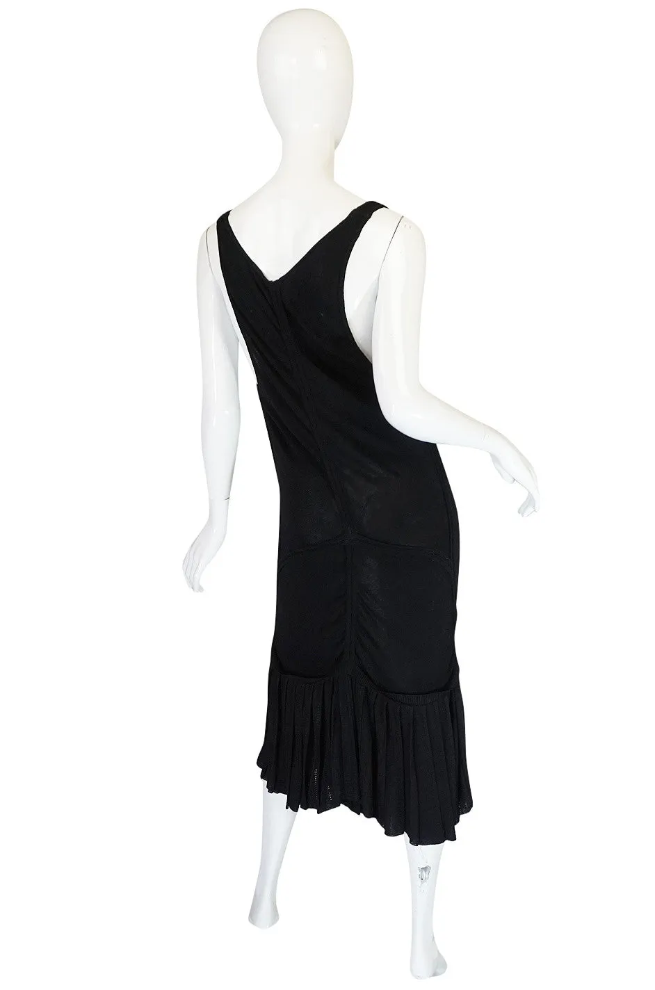 Spring 1990 Azzedine Alaia Scooped Front "Fishtail"Dress