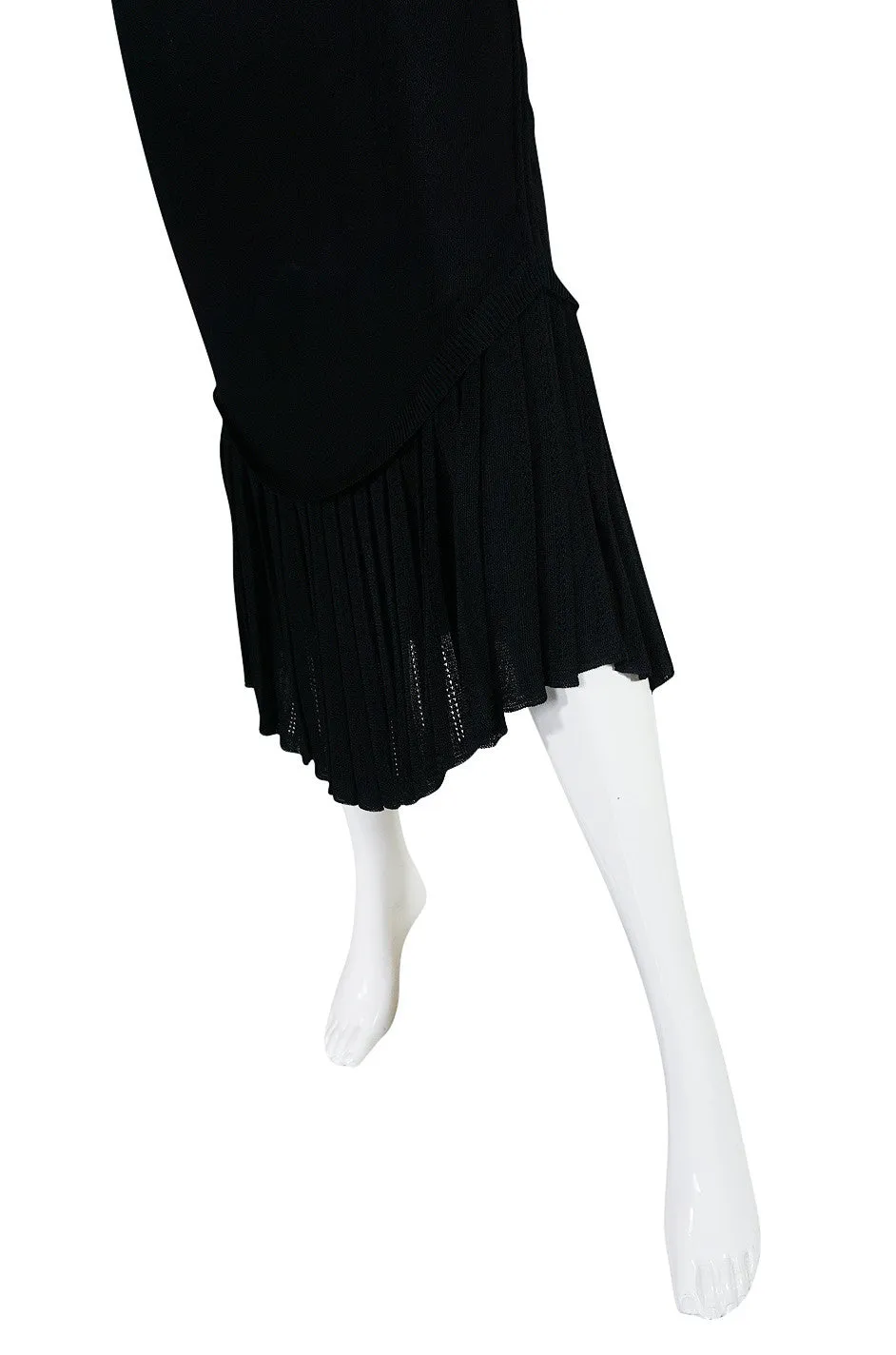 Spring 1990 Azzedine Alaia Scooped Front "Fishtail"Dress