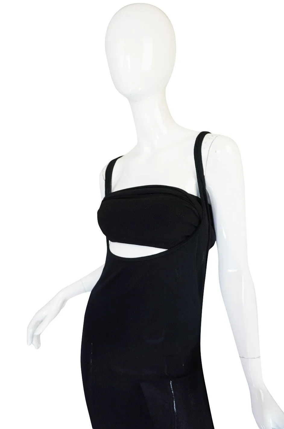 Spring 1990 Azzedine Alaia Scooped Front "Fishtail"Dress
