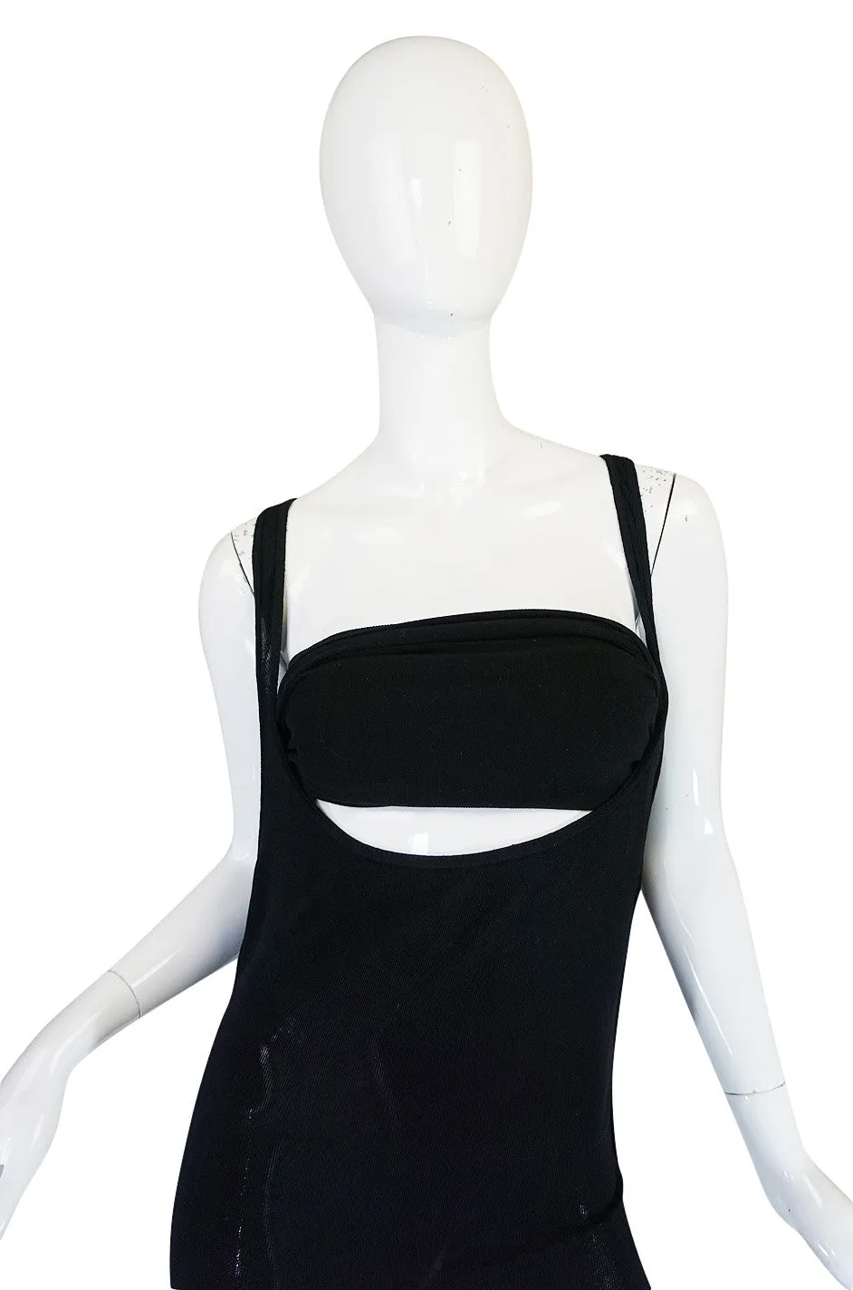 Spring 1990 Azzedine Alaia Scooped Front "Fishtail"Dress