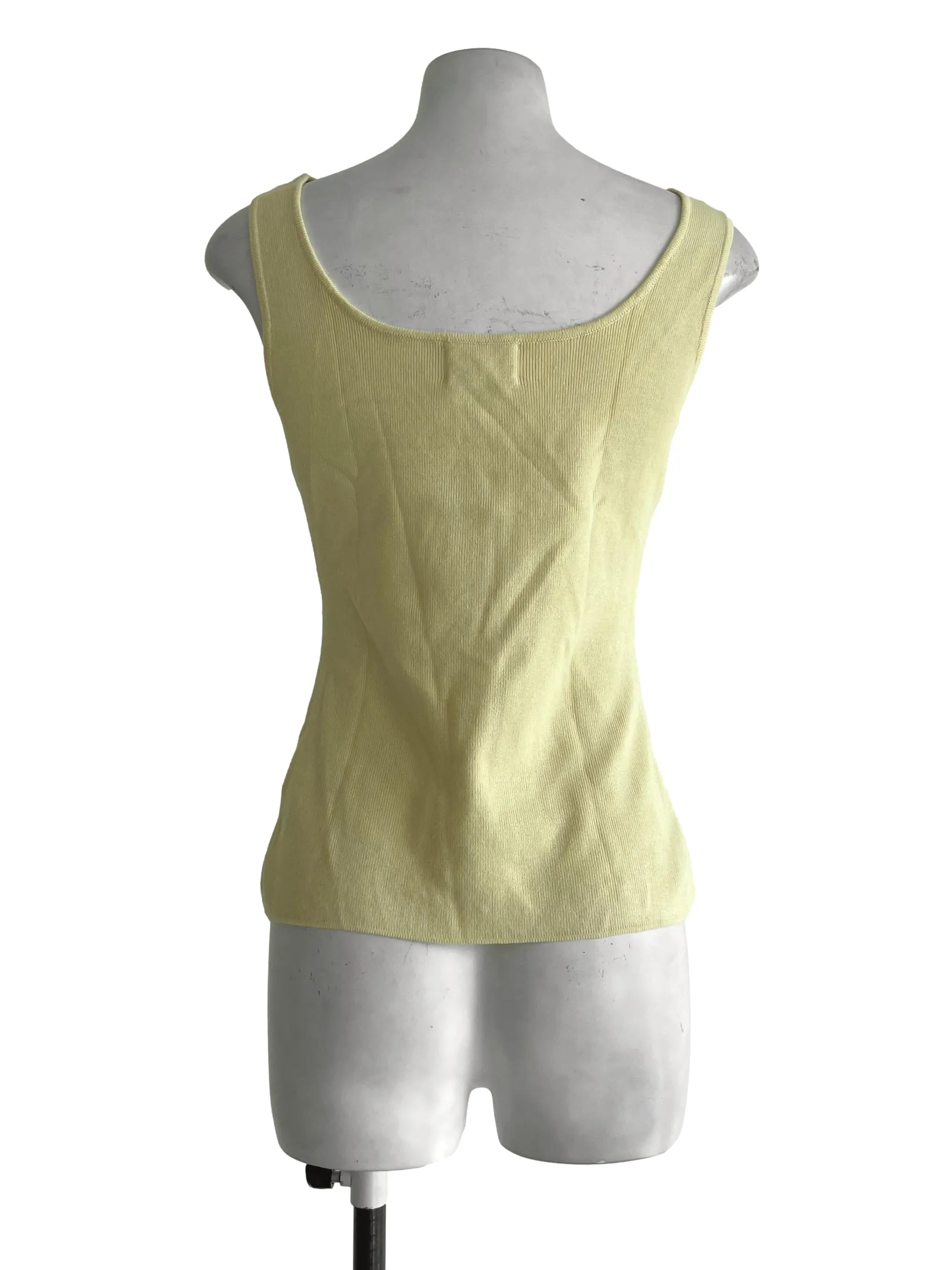 Square-Neck Knit Crop Top OSN