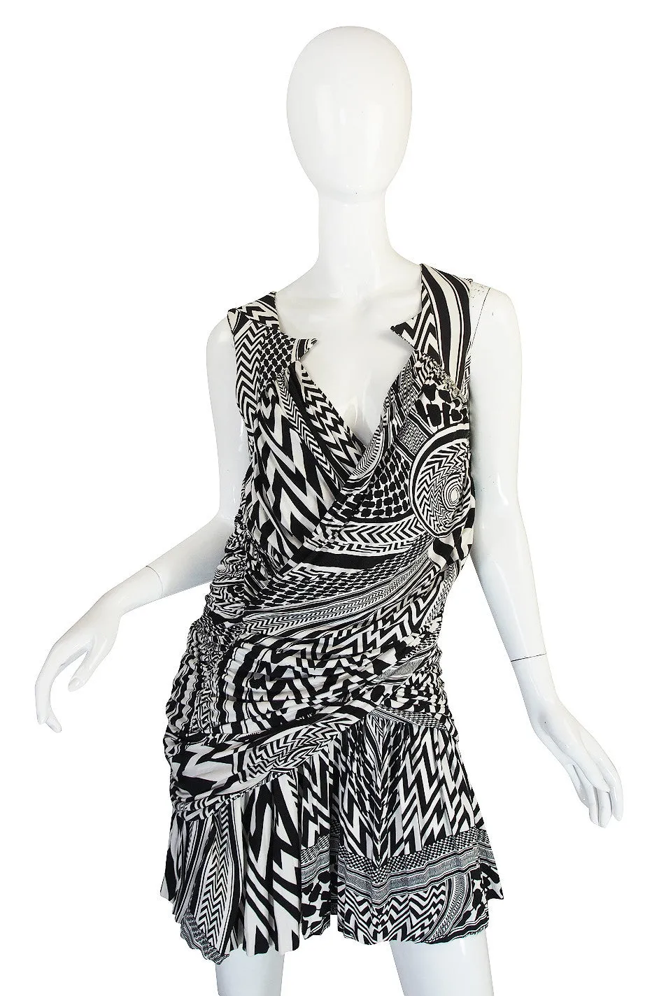 S/S 2010 Givenchy Tribal Print Mini Dress NWT