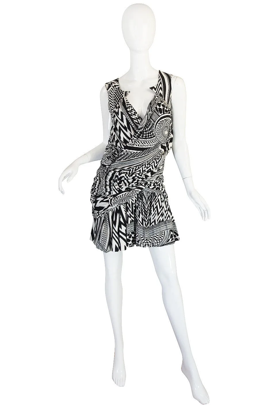 S/S 2010 Givenchy Tribal Print Mini Dress NWT