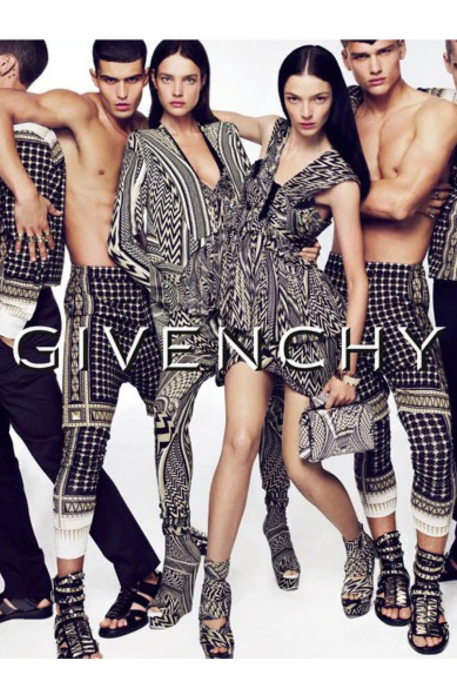 S/S 2010 Givenchy Tribal Print Mini Dress NWT