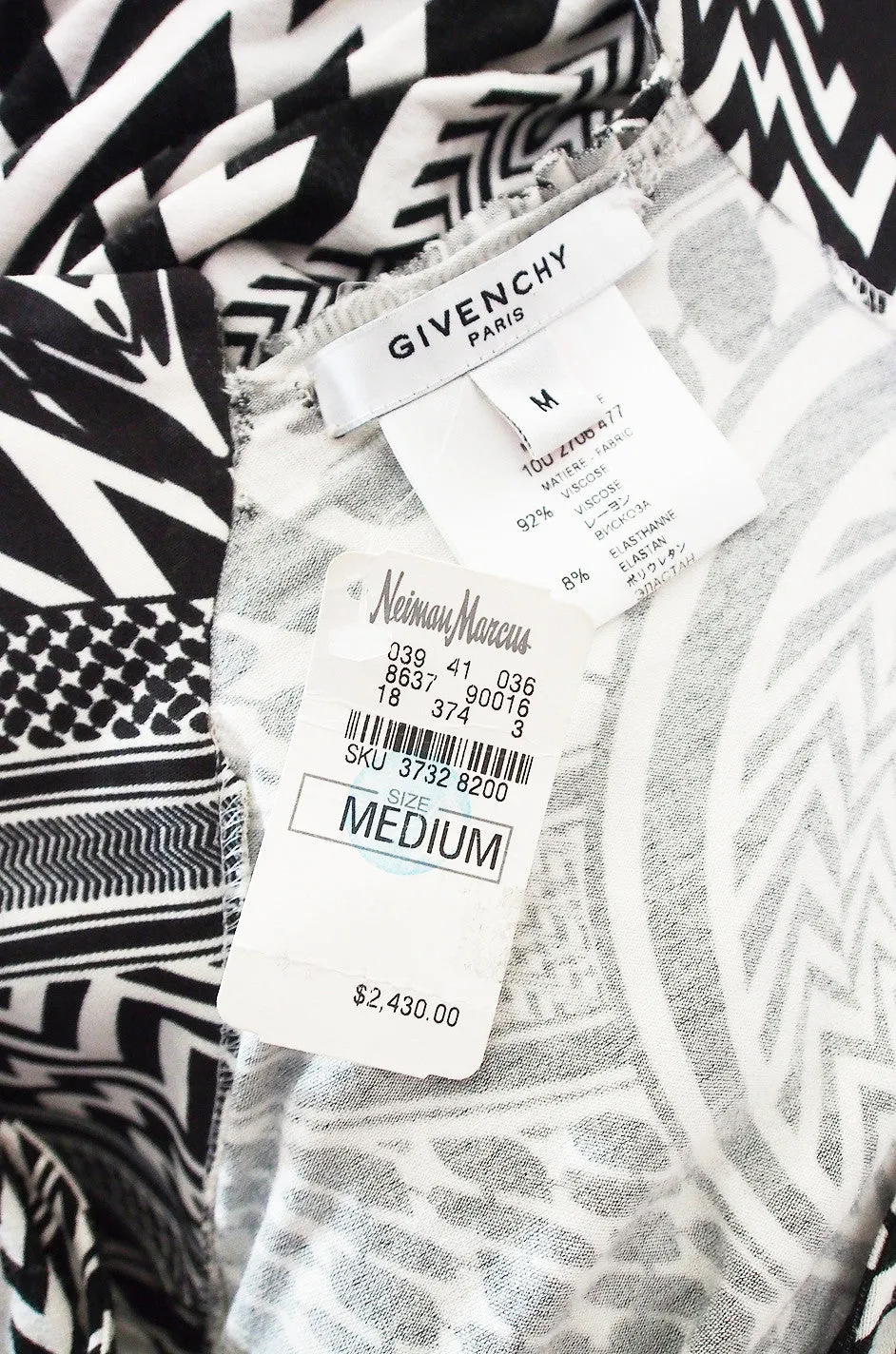 S/S 2010 Givenchy Tribal Print Mini Dress NWT