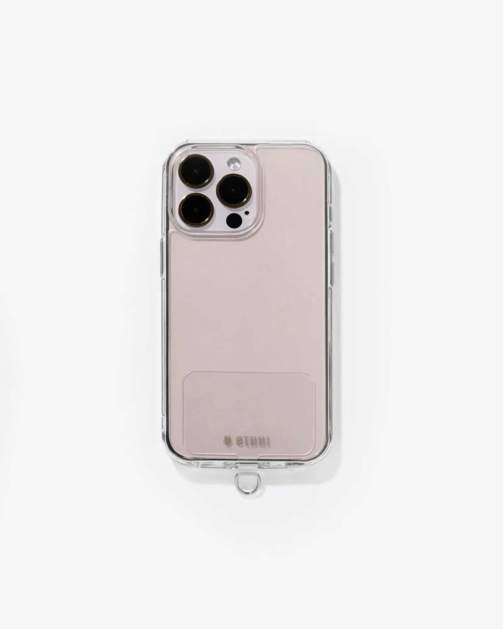 Steckkarte Transparent Silber