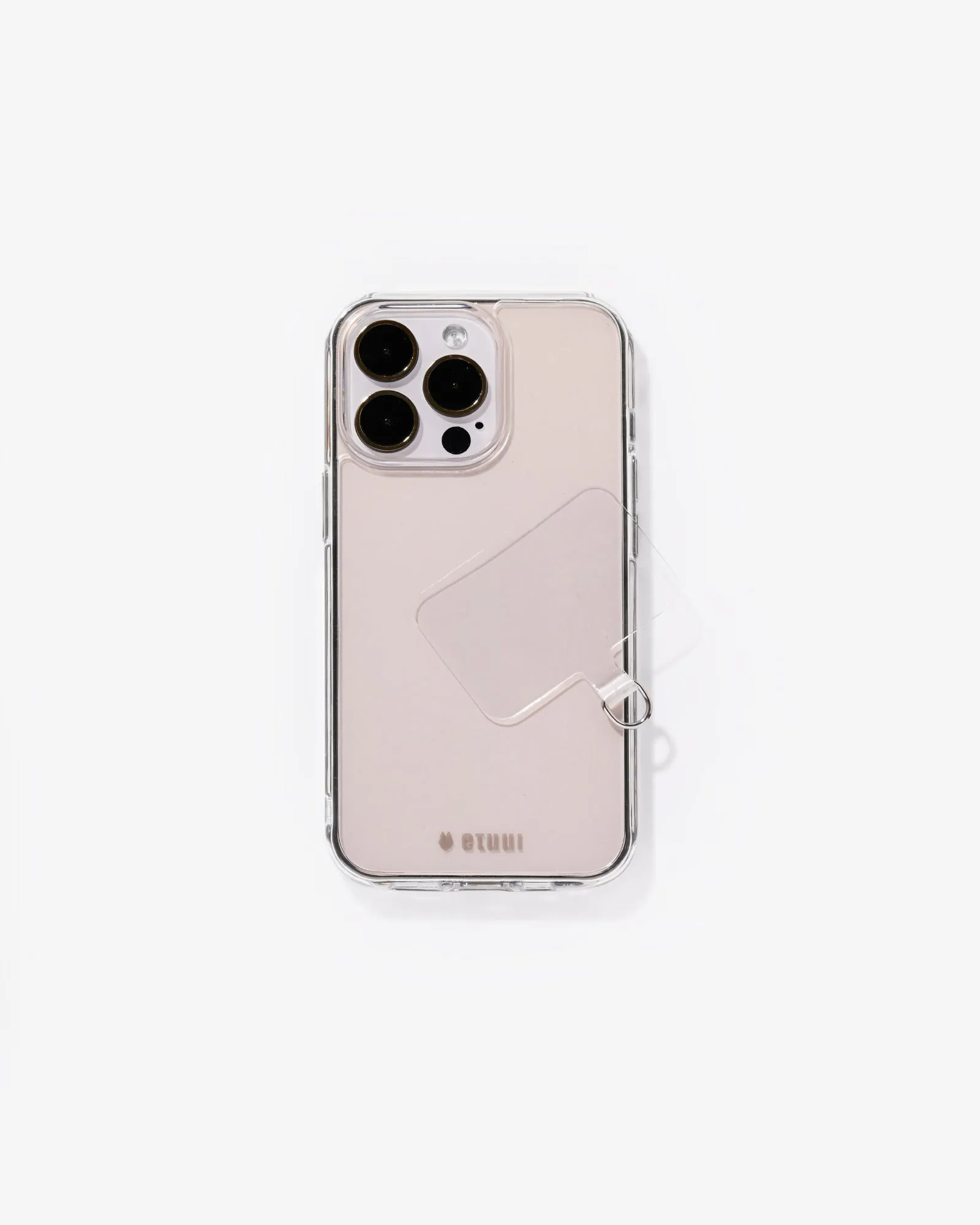 Steckkarte Transparent Silber