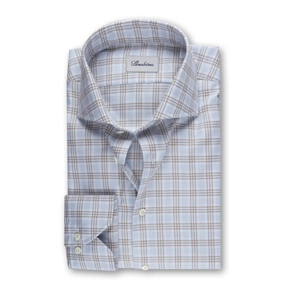 Stenströms- Checked Shirt - Blue