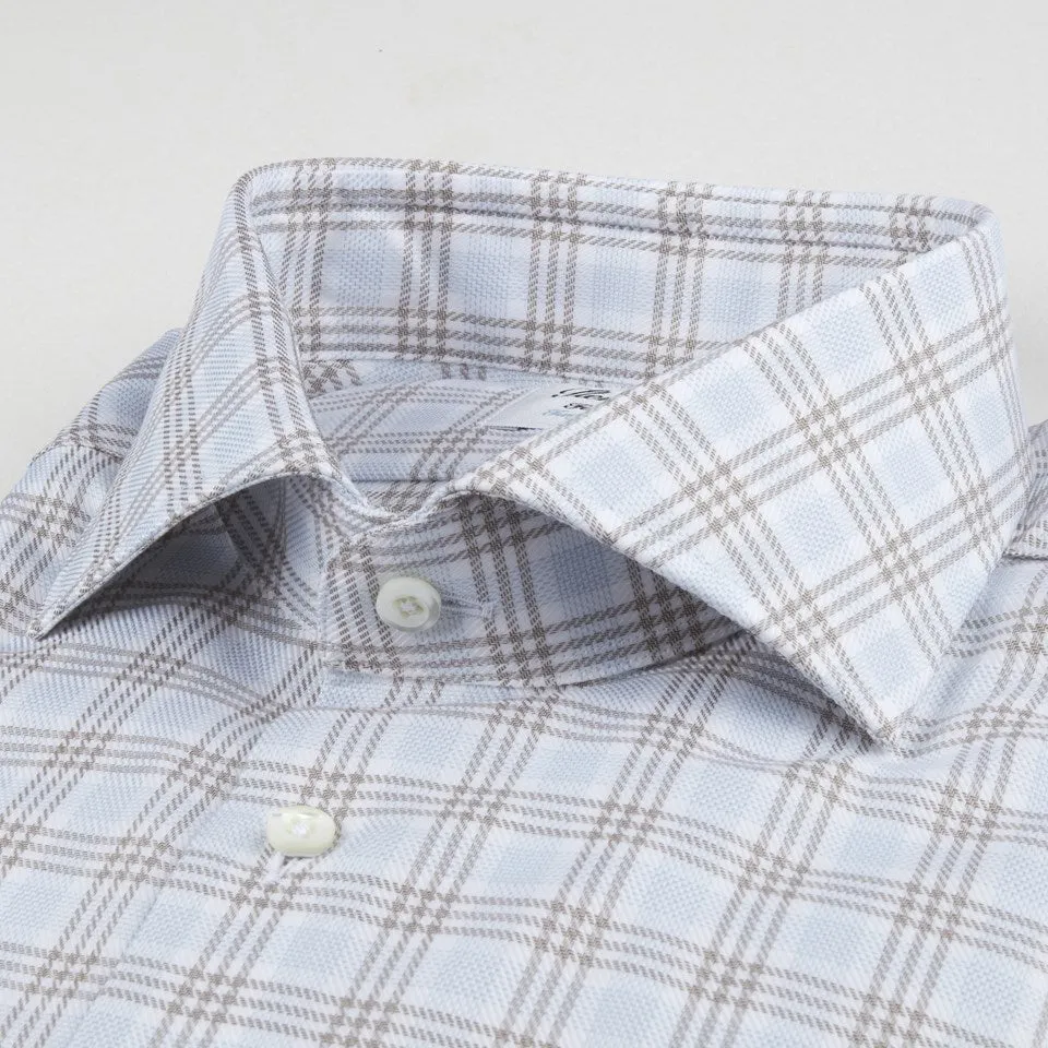 Stenströms- Checked Shirt - Blue