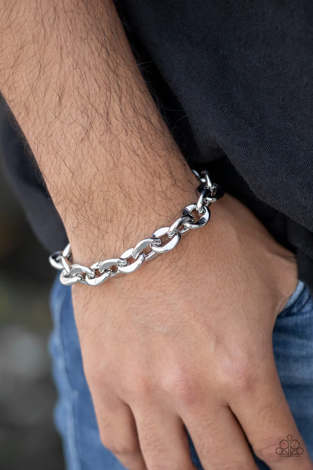 Step It Up Silver Urban Bracelet