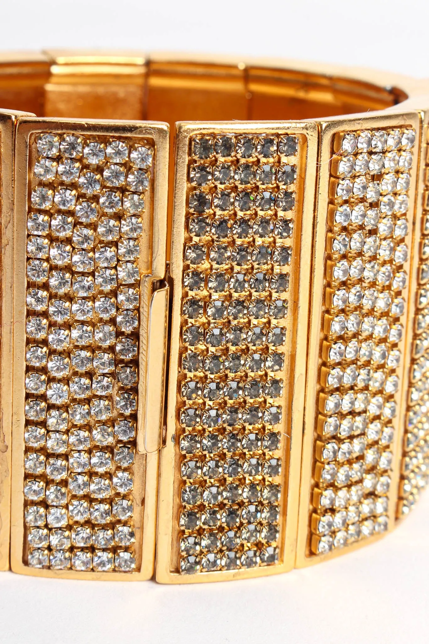 Stripe Rhinestone Bracelet