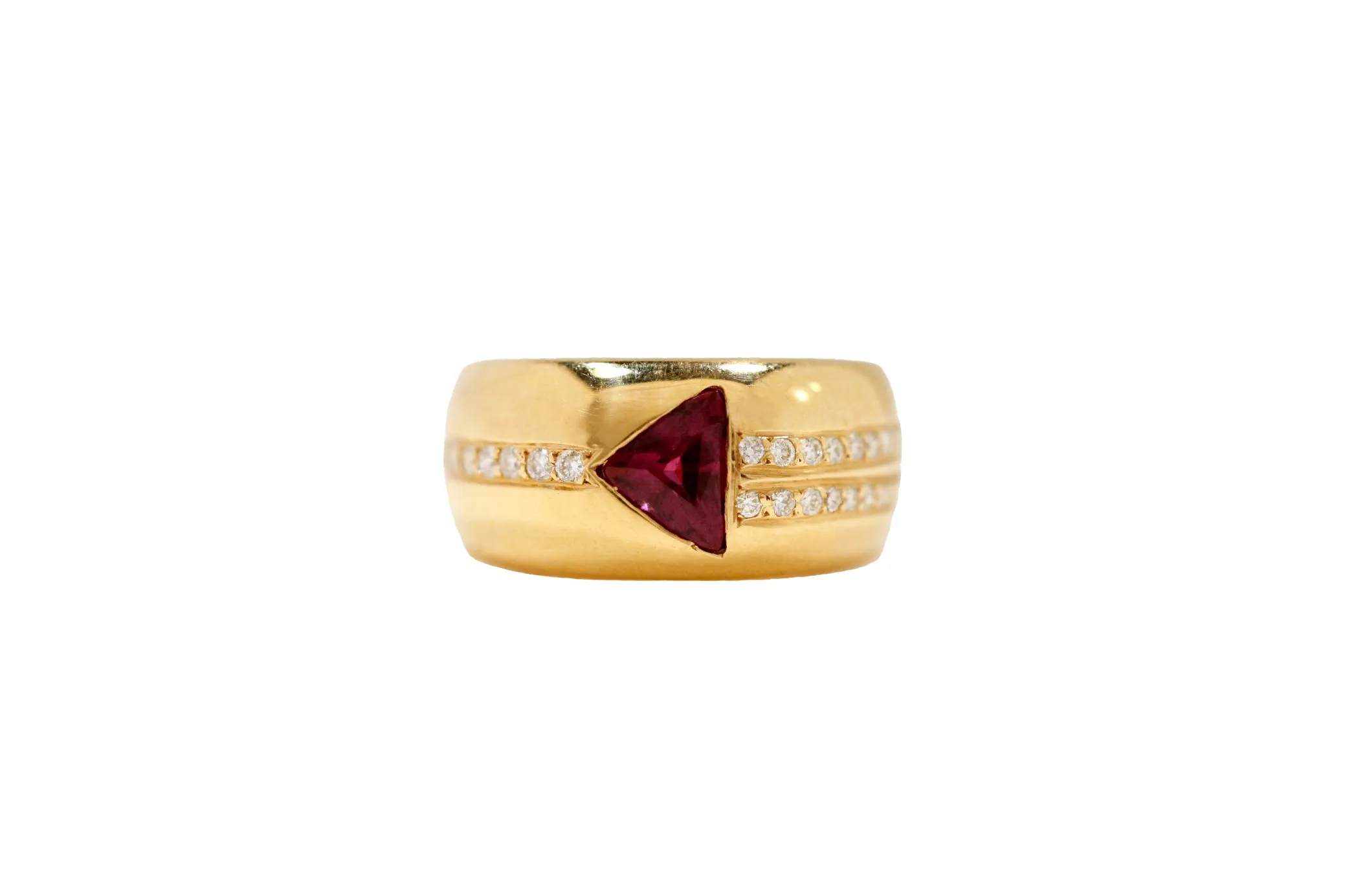 STRIPED GARNET CIGAR BAND