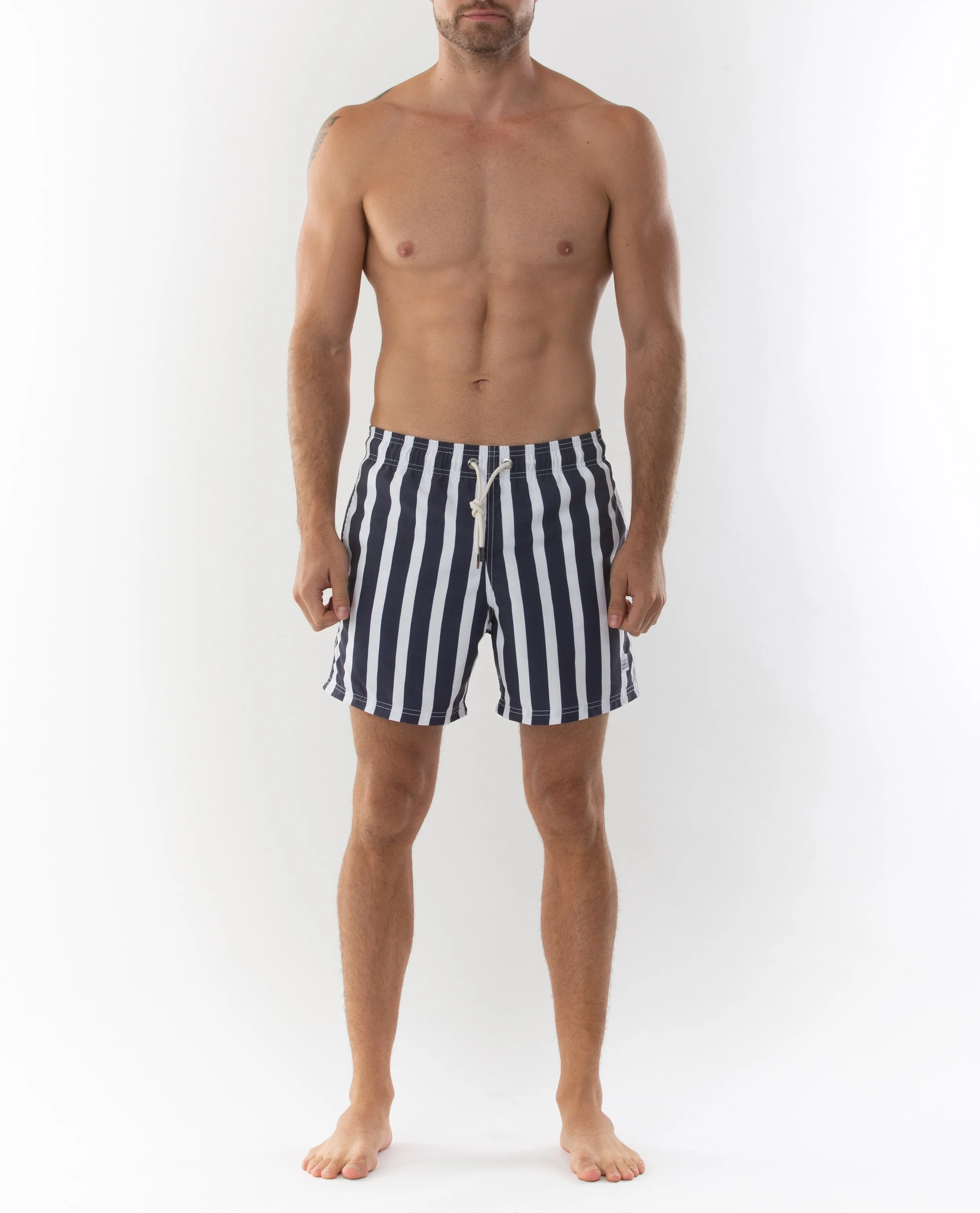 Striped Swim shorts