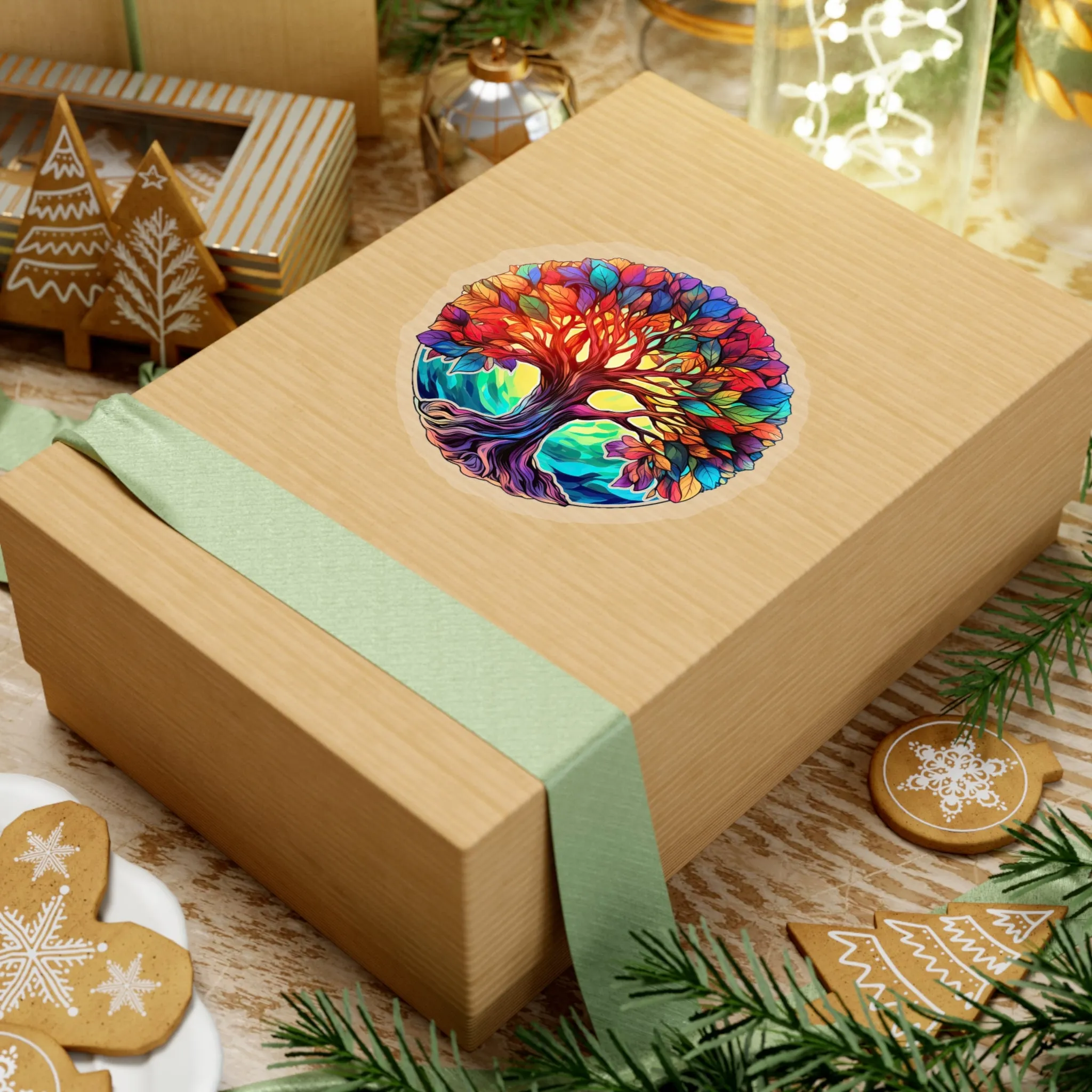 Surreal Tree of Life Sticker