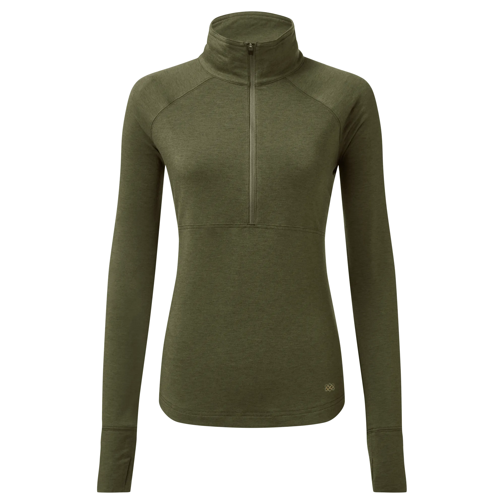 Tendu Active Half Zip - Evergreen