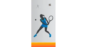 TENNIS PLAYER TOWEL