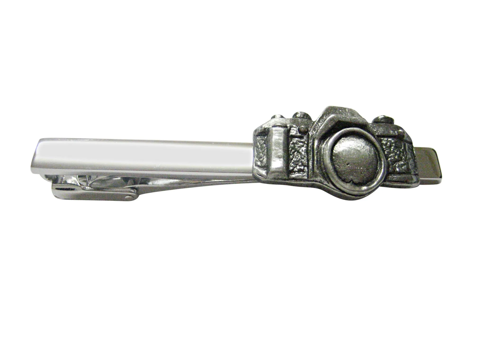 Textured Camera Square Tie Clip