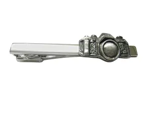 Textured Camera Square Tie Clip