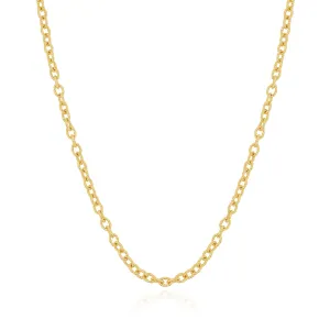 Textured Link Chain Necklace