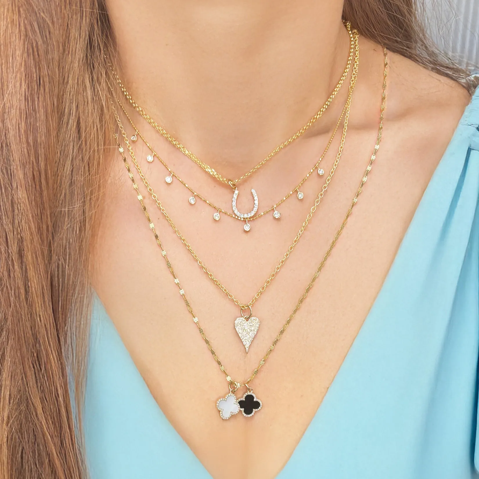 Textured Link Chain Necklace