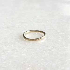 Textured Nostril Hoop