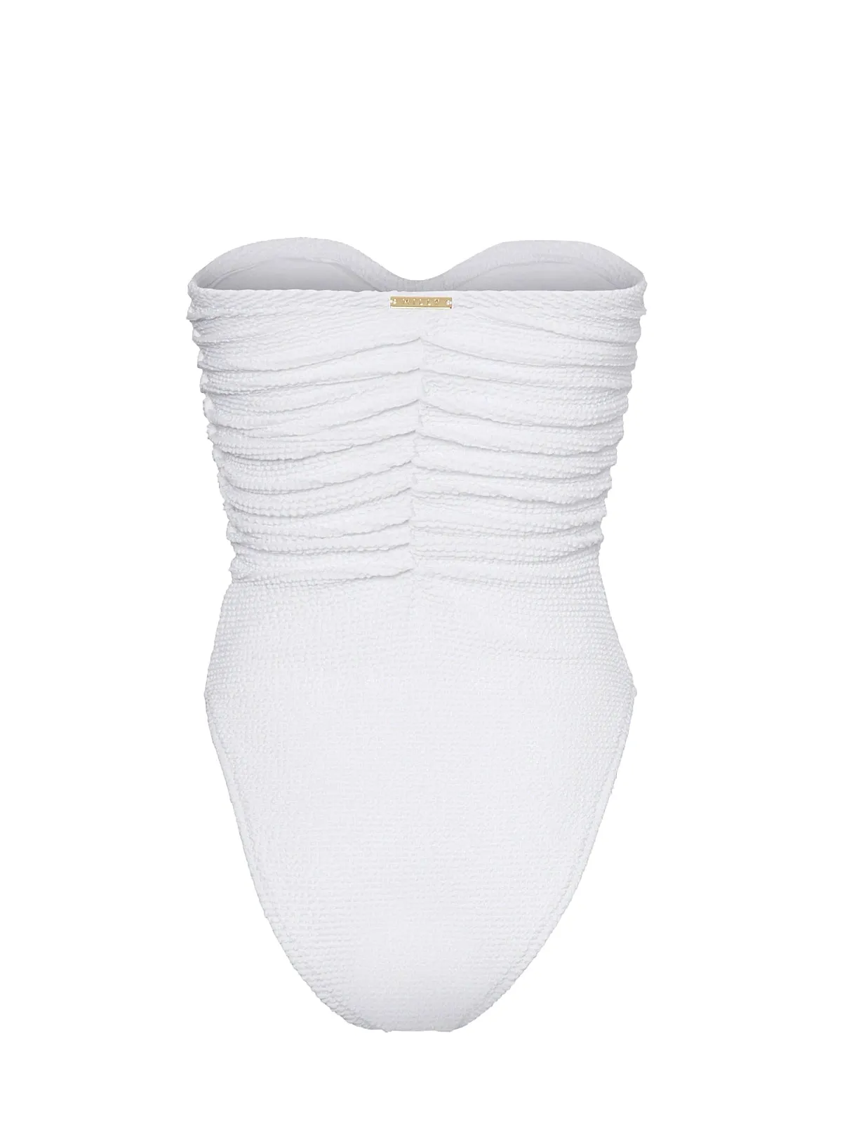 Textured Ruched One Piece